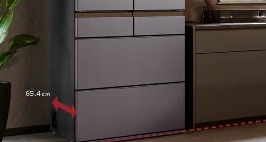 Tủ Lạnh Hitachi Nhật Nội Địa GXCC | Chiều sâu chỉ 65.4cm