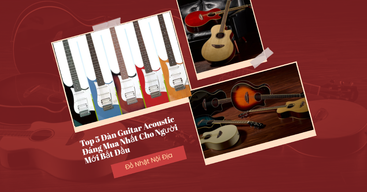 Top 5 Đàn Guitar Acoustic Đáng Mua Nhất Cho Người Mới Bắt Đầu