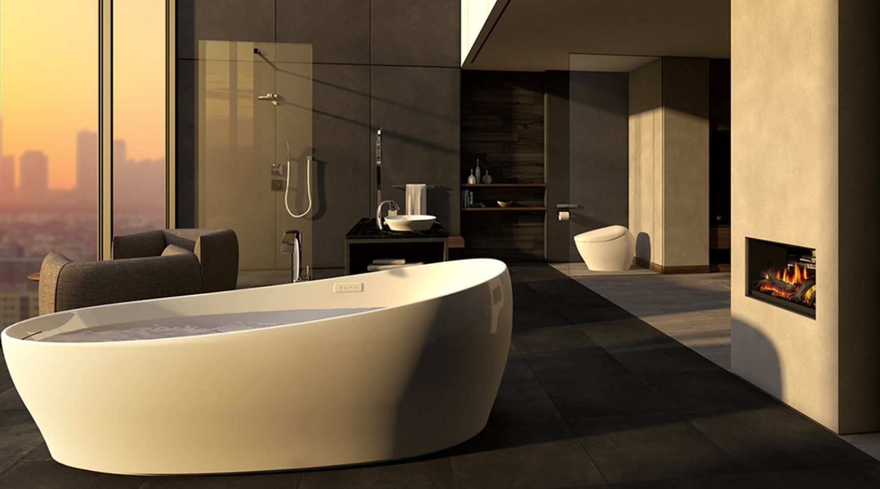 Bồn cầu tự động Toto