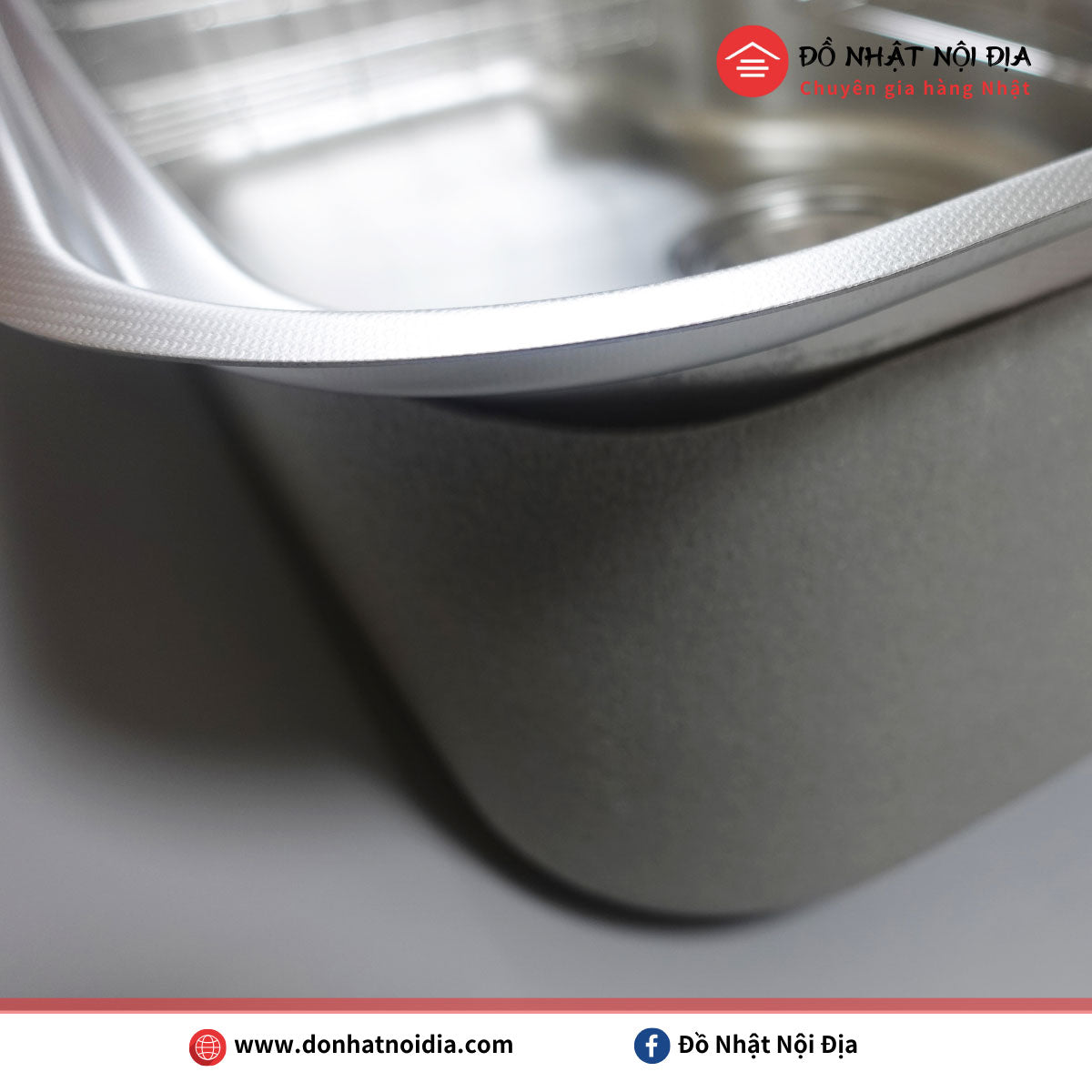 Bồn rửa chén Inox 1 hộc Shigeru FCJ-K FS