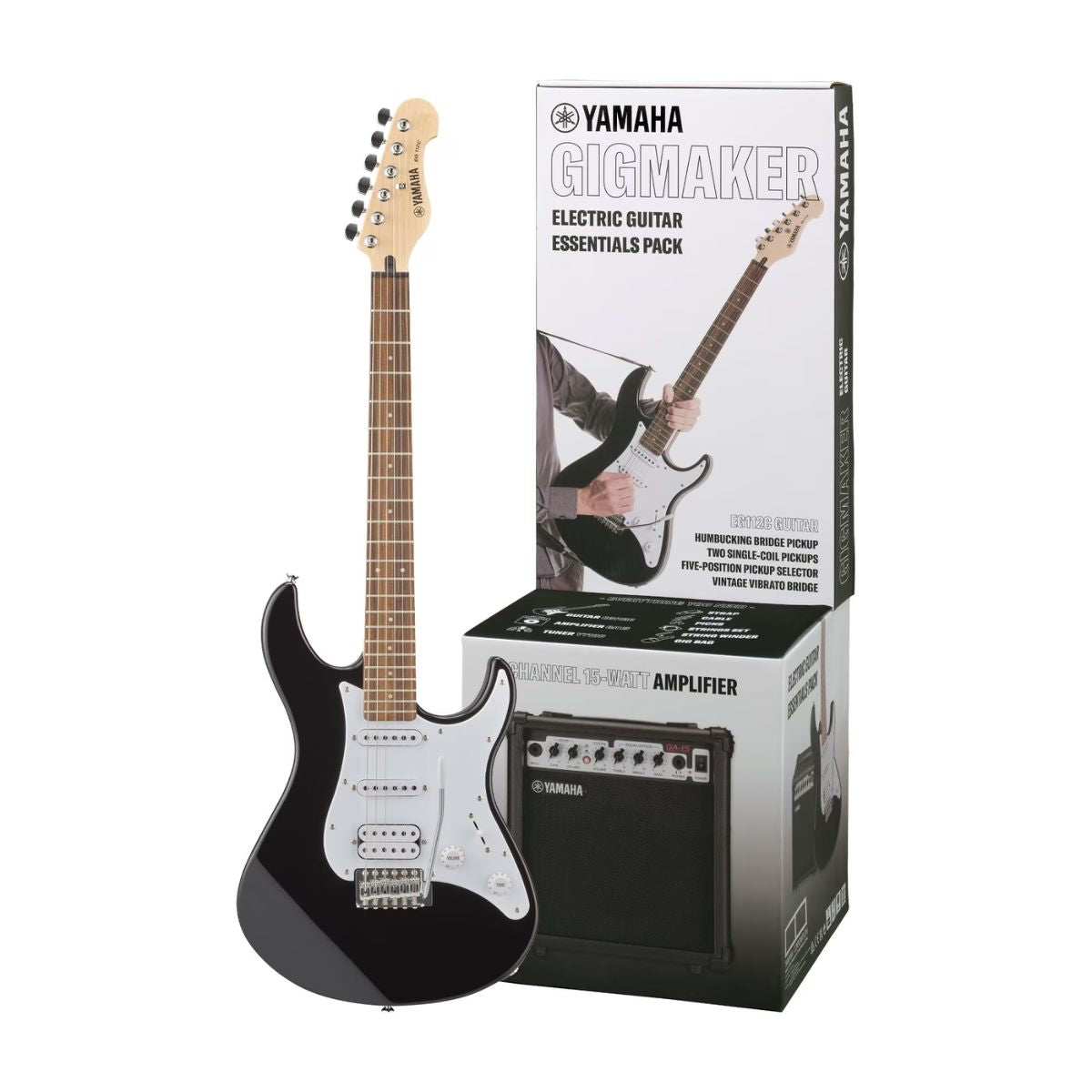 Bộ Đàn Guitar điện Yamaha EG112GPII BLACK | GIGMAKER | Areca