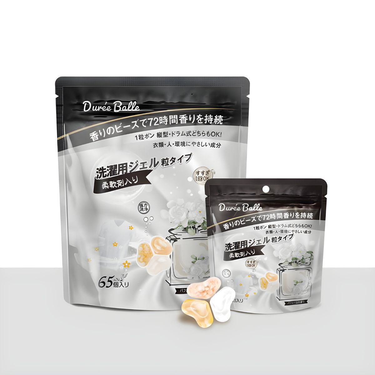 Viên Giặt Xả Duree Balle Hương Nước Hoa Túi 65 Viên | Đồ Nhật Nội Địa
