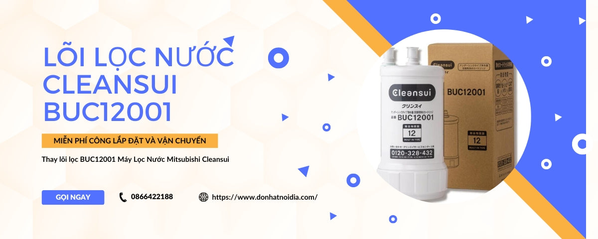 Lõi Lọc Cleansui BUC12001 | Máy Lọc Nước Mitsubishi Cleansui