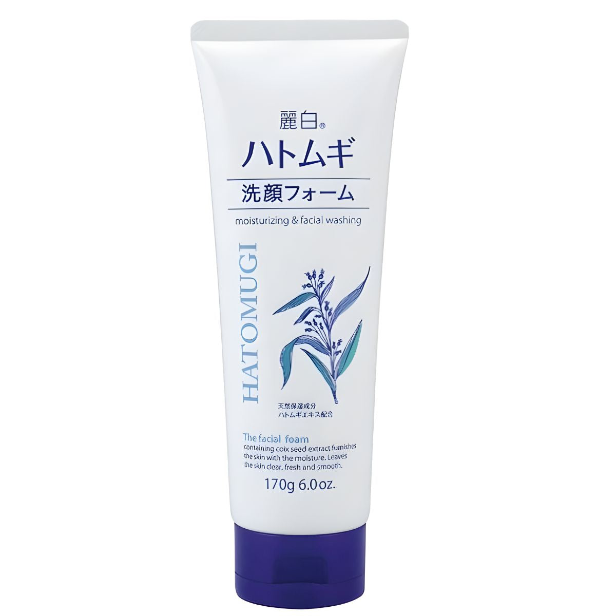 Sữa rửa mặt sáng da Hatomugi 170g| đồ nhật nội địa 