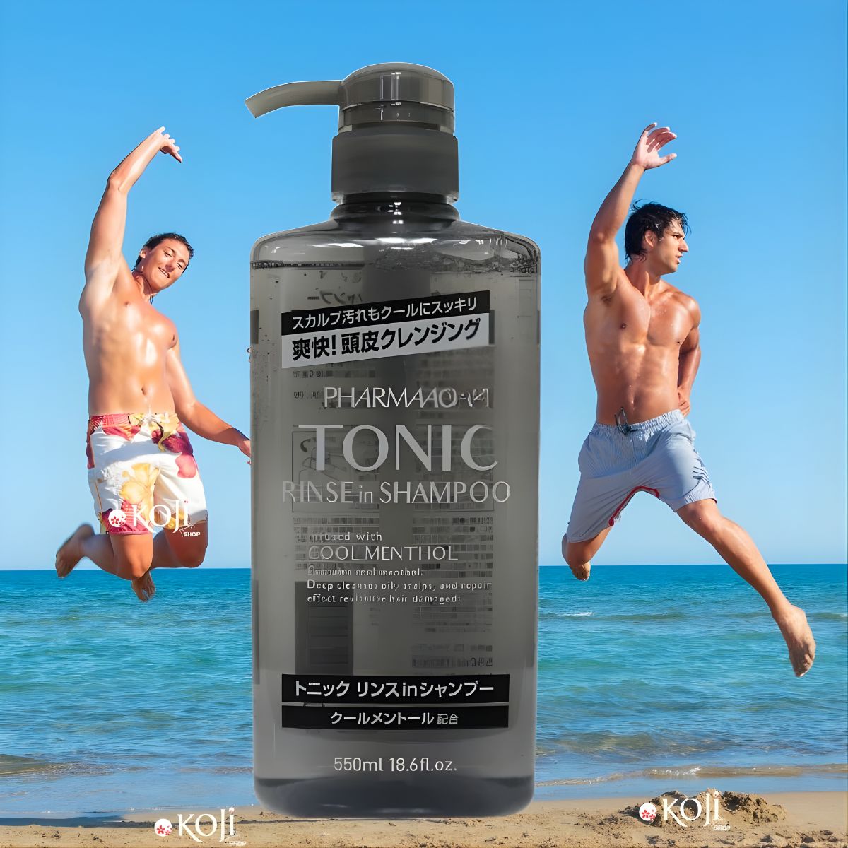 Dầu Gội Xả Trị Gàu Cho Nam Tonic Phamaact 550ml