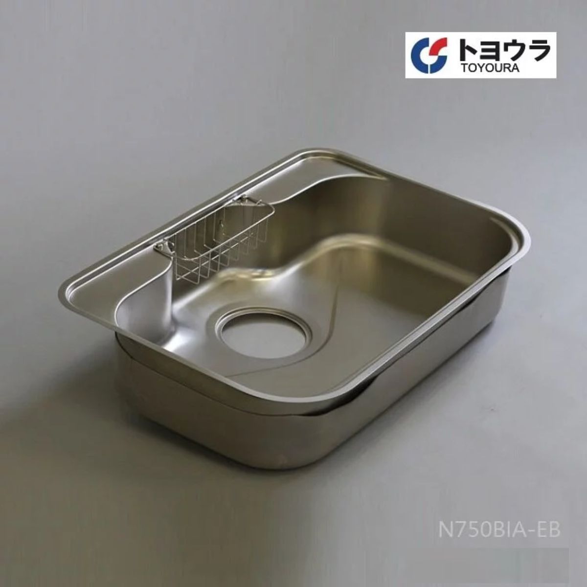 Chậu rửa bát Toyoura N750BIA-EB | Chậu 1 hố | Đồ Nhật Nội Địa