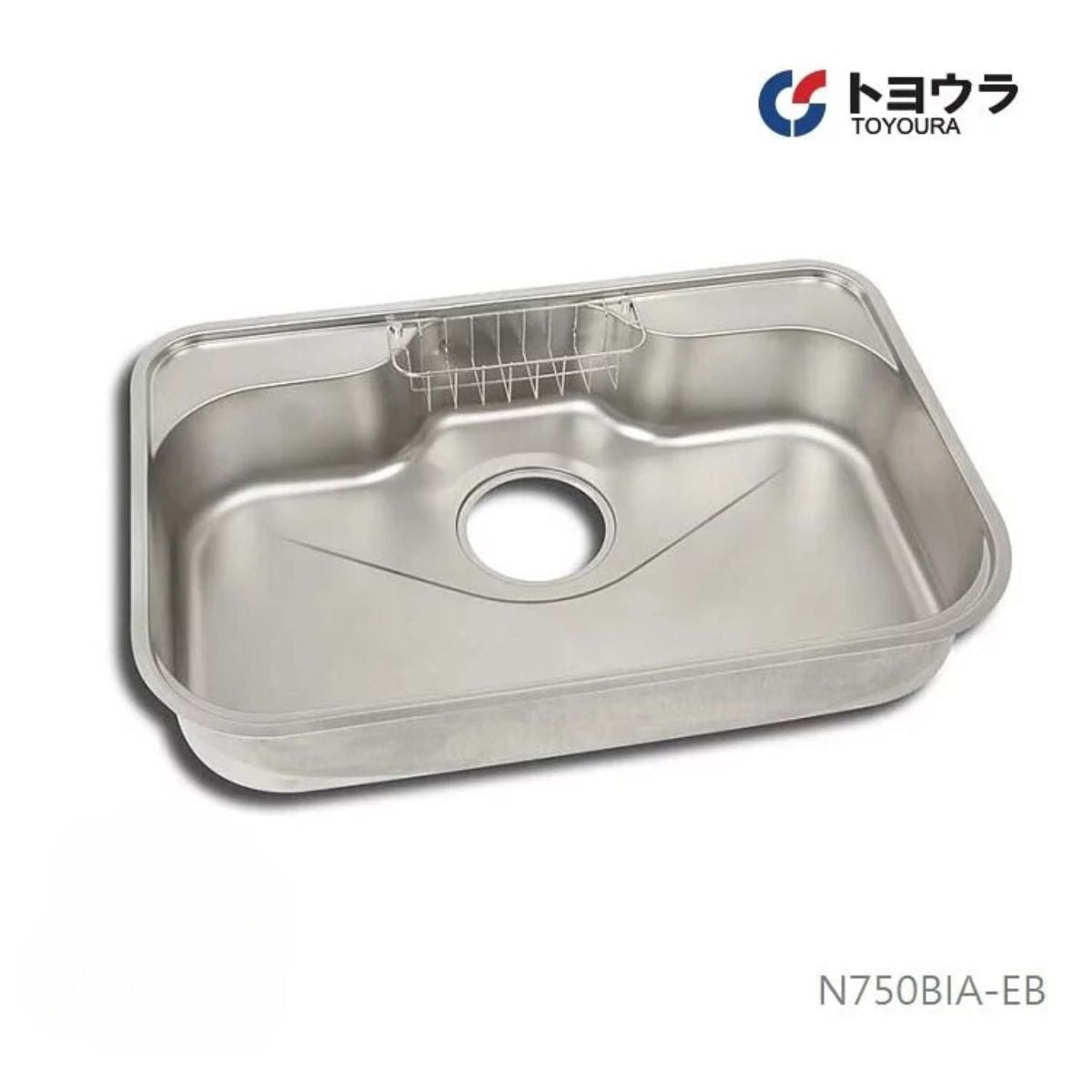 Chậu rửa bát Toyoura N750BIA-EB | Chậu 1 hố | Đồ Nhật Nội Địa