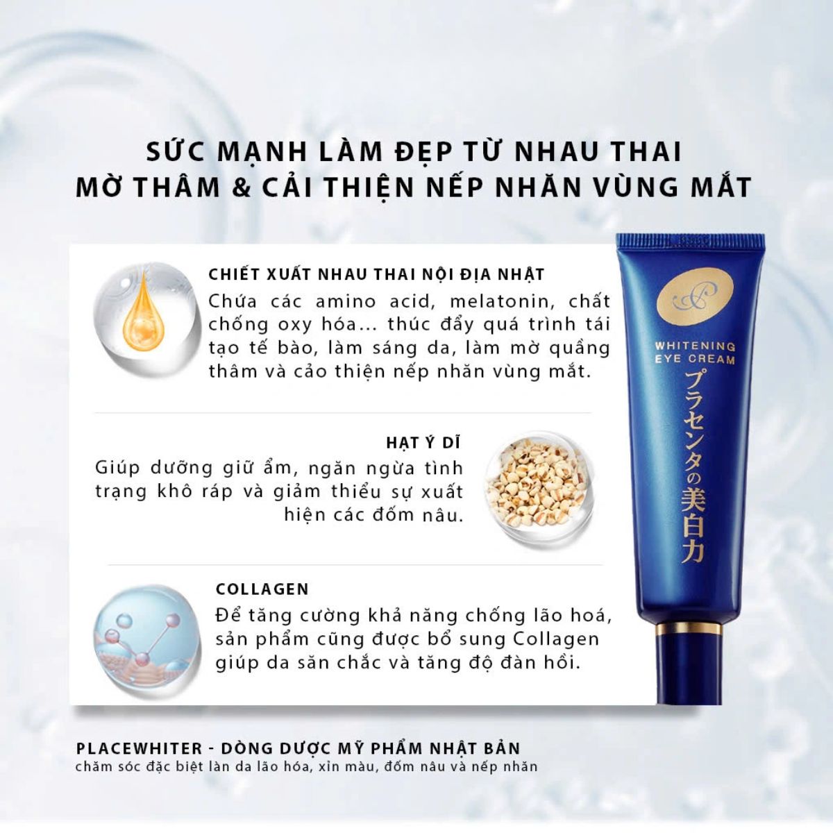 Kem Dưỡng Mắt Trị Thâm, Nhăn Vùng Mắt Meishoku