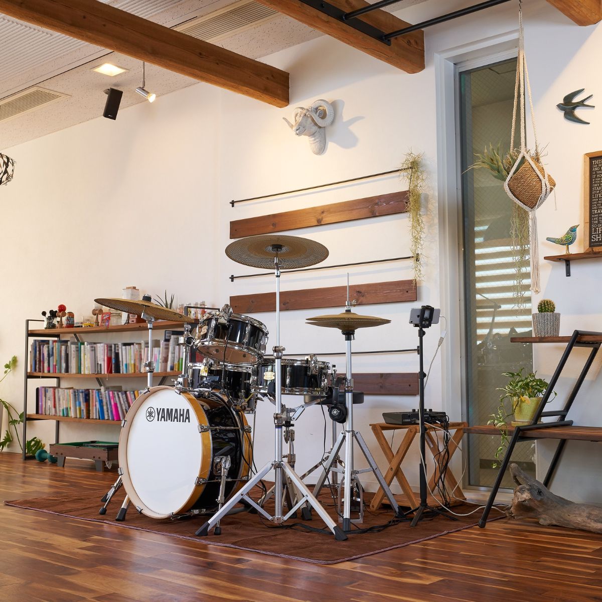 Bộ Trống Cơ Yamaha Stage Custom Hip SBP0F4H