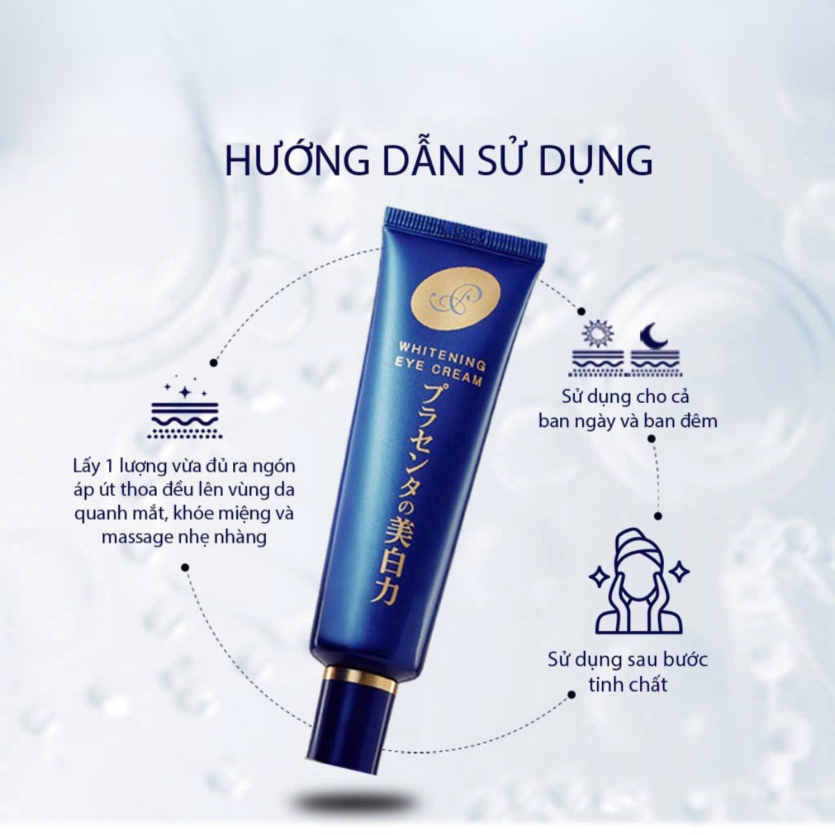Kem Dưỡng Mắt Trị Thâm, Nhăn Vùng Mắt Meishoku