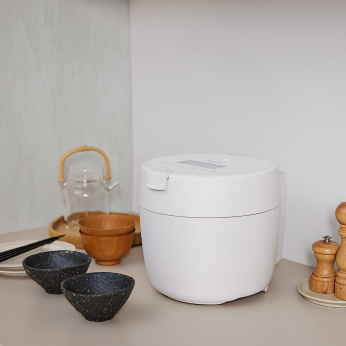 Nồi Cơm Cao Tần Áp Suất Panasonic SR-R10B-W 1L | Đồ Nhật Nội Địa