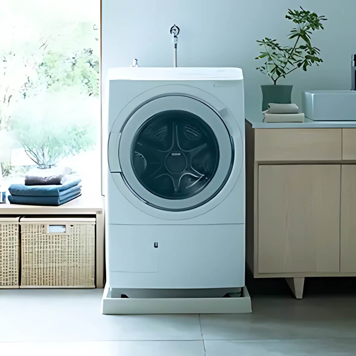 Máy giặt sấy Hitachi BD-SV120M 12kg nội địa Nhật 2025 màu trắng