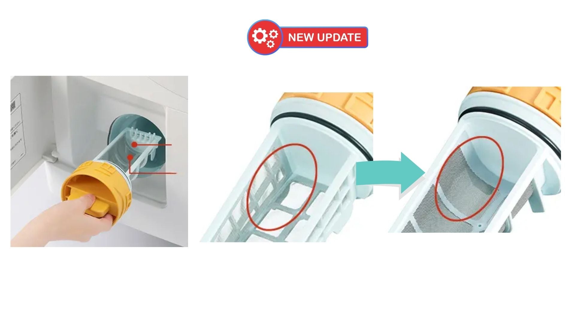 Máy giặt sấy Hitachi BD-SV120K nội địa Nhật Bộ lọc xơ vải bo tròn lớn hơn