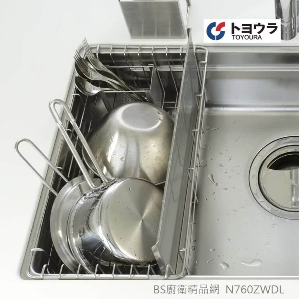 Chậu Rửa Bát Toyoura N760ZWDL-EB | 1 hố | Chậu Rửa Bát Cao Cấp