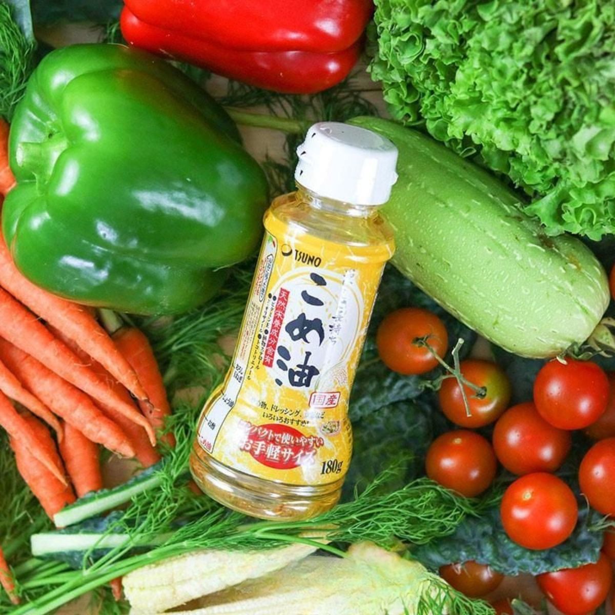 Dầu Gạo Ăn Dặm Tsuno Nhật Bản 180g – Dầu Gạo Nguyên Chất Tốt Cho Bé