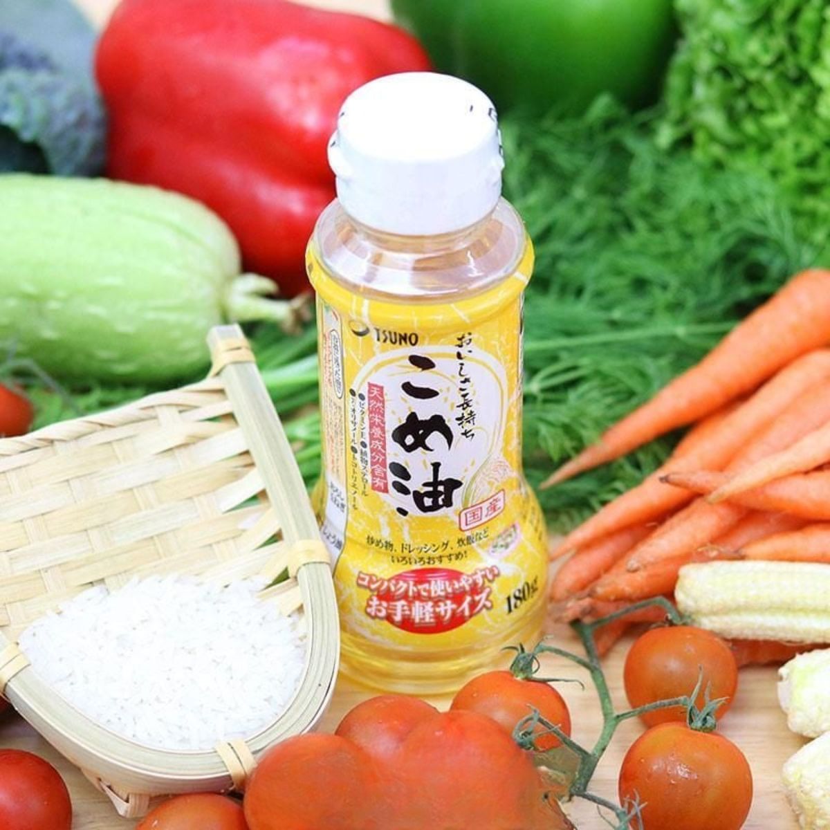 Dầu Gạo Ăn Dặm Tsuno Nhật Bản 180g – Dầu Gạo Nguyên Chất Tốt Cho Bé