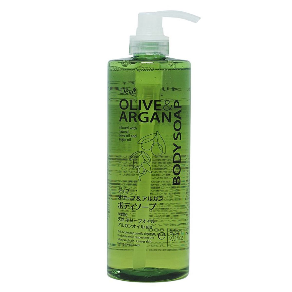 Sữa Tắm Argan Và Dầu Oliu Deve 800ml Nội Địa Nhật Chính Hãng