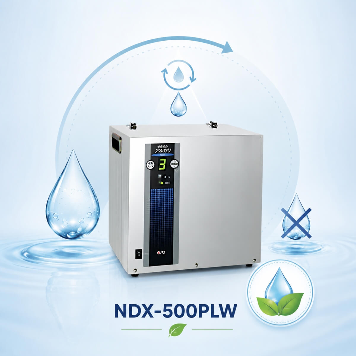 Máy ion kiềm công nghiệp OSG NDX-500PLW công nghệ Flip-Flop giảm nước thải tối ưu chi phí vận hành