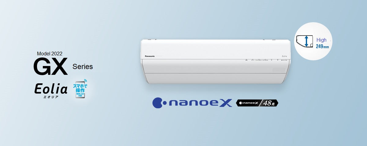 Điều hòa Nhật nội địa Panasonic DX, DGX series