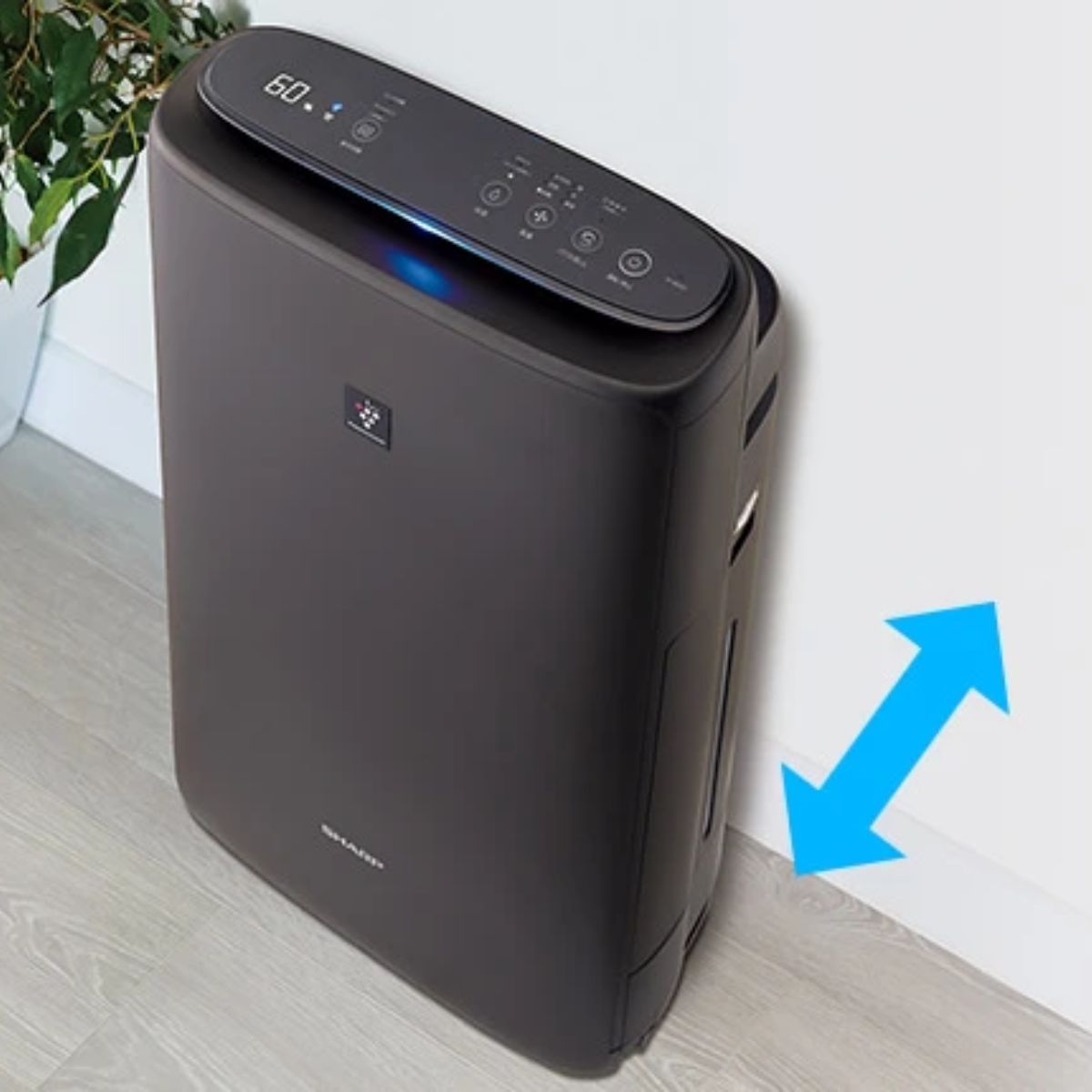 Máy lọc không khí Sharp KI-TS50-H Bù ẩm | Lọc PM2.5 hiệu quả phòng 38m²