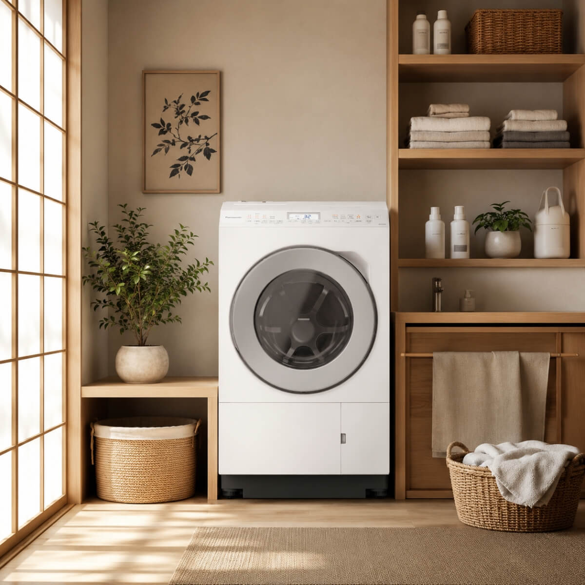 Máy Giặt Sấy Panasonic NA-LX125E 12Kg/6Kg, Sấy Heat Pump 