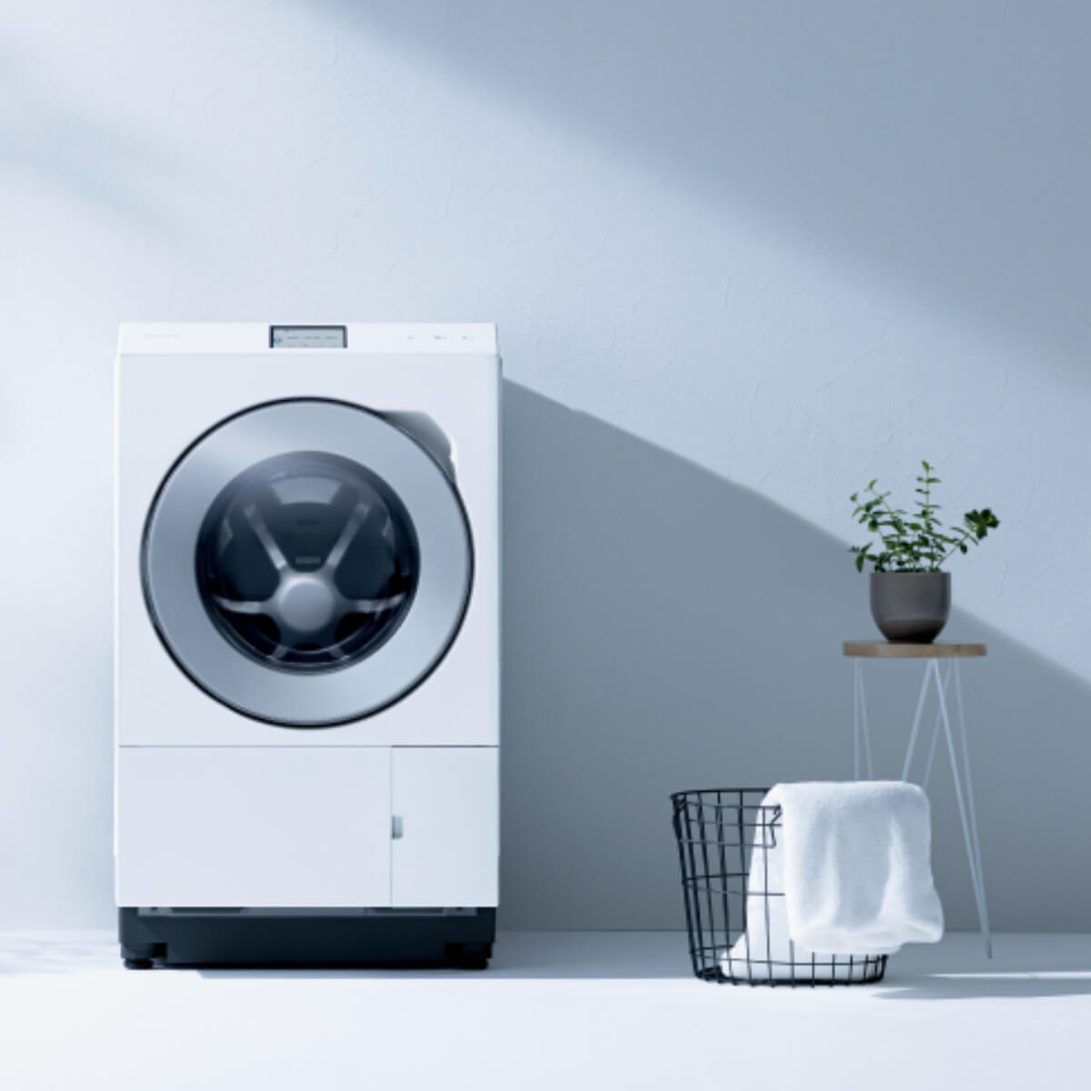 Máy Giặt Sấy Panasonic NA-LX129EL-W 12Kg Sấy 6Kg Nội Địa Nhật Heat Pump