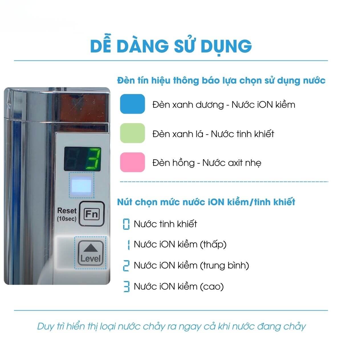 Máy Lọc Nước Ion Kiềm OSG NDX-501LM Sept Giàu Hydrogen, 7 Điện Cực