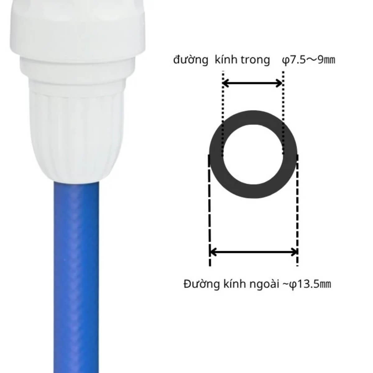Vòi Tưới Cây Compact Nozzle Takagi QG1571FJ Chính Hãng