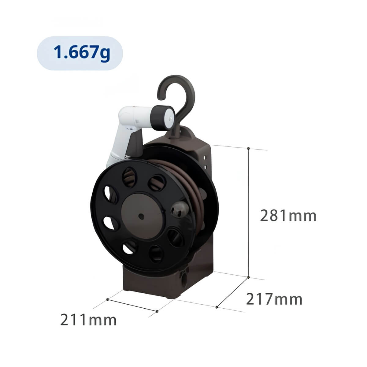 Kích Thước Bộ Vòi Tưới Cây Takagi R1415BRVN Aurora Light 15m Chính Hãng