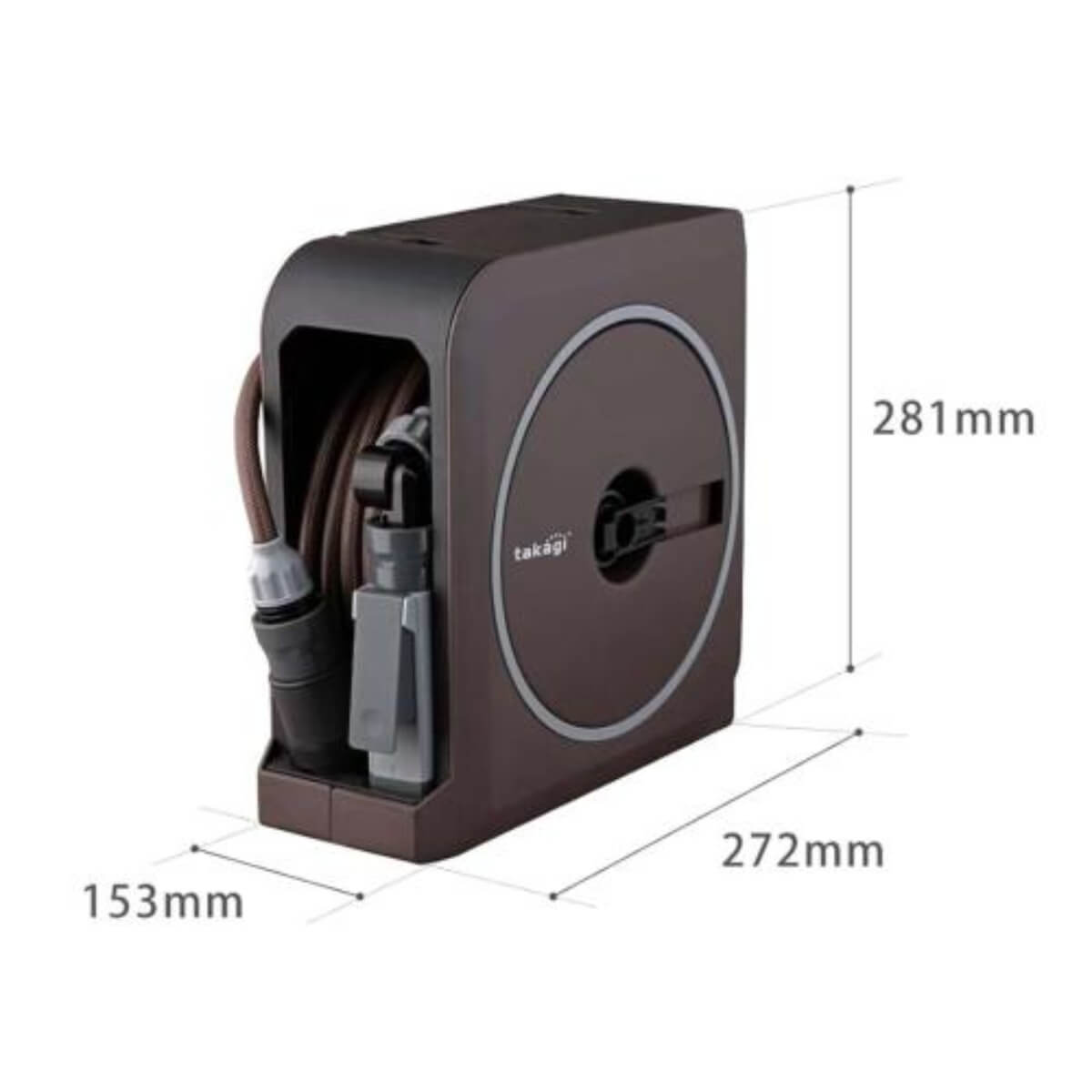 Bộ Vòi Tưới Cây Takagi RM1215BRVN Nano Next 15m – 4 Chế Độ Phun, Tay Cầm Gấp Gọn,