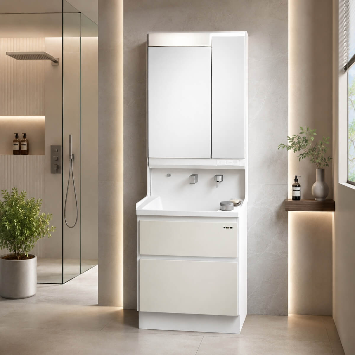 Tủ chậu lavabo Takara Standard  S-YER060HXA(YBW)