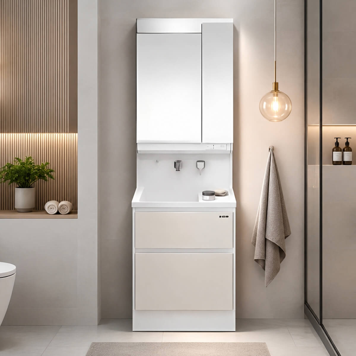 Tủ chậu lavabo Takara Standard  S-YER060HXA(YBW)