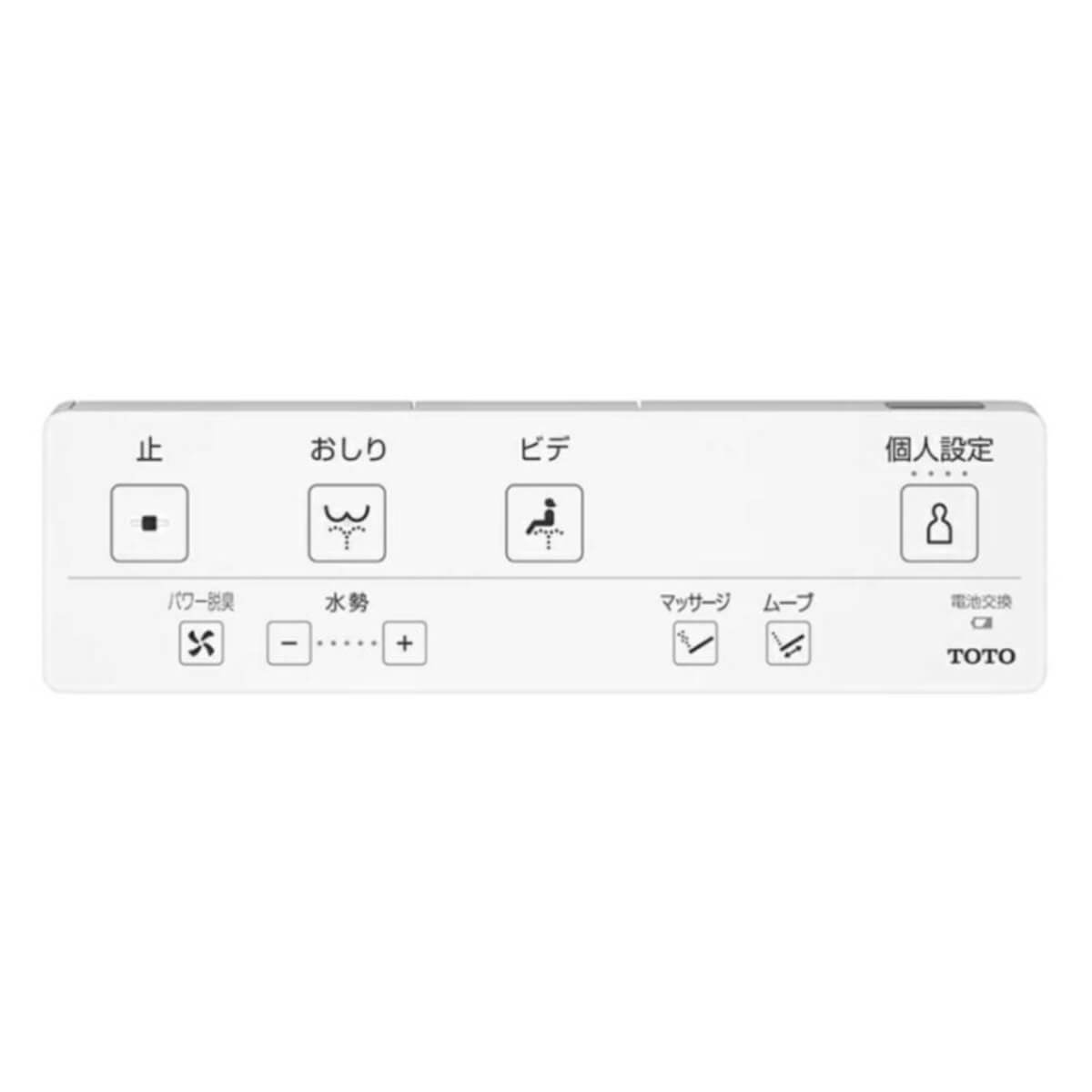 Bảng điều khiển Nắp Bồn Cầu Thông Minh TOTO TCF8FKM02 Chính Hãng Nhật Bản