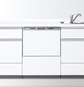 Máy rửa bát Panasonic NP-60MS8S với thiết kế mỏng gọn, hòa hợp không gian bếp