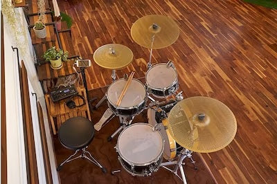Bộ Trống Cơ Yamaha Stage Custom Hip SBP0F4H | Hoàn hảo để tập luyện tại gia