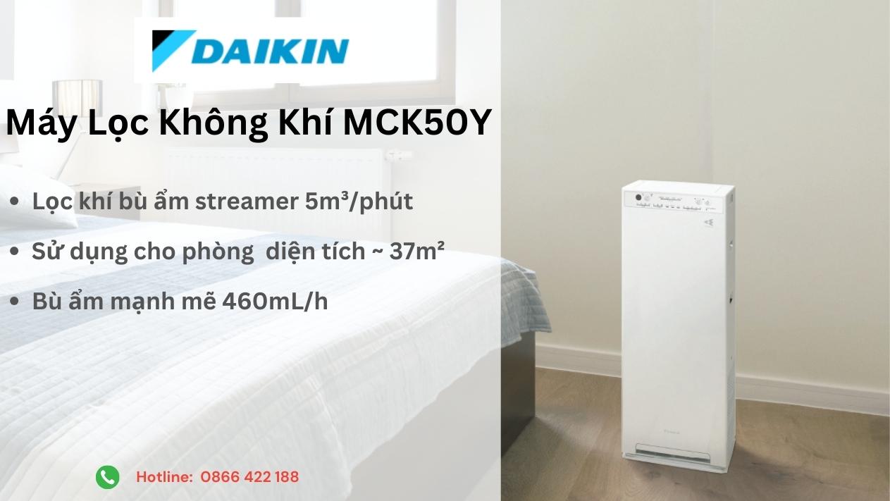 Máy lọc không khí bù ẩm Daikin MCK50Y | Đồ Nhật Nội Địa