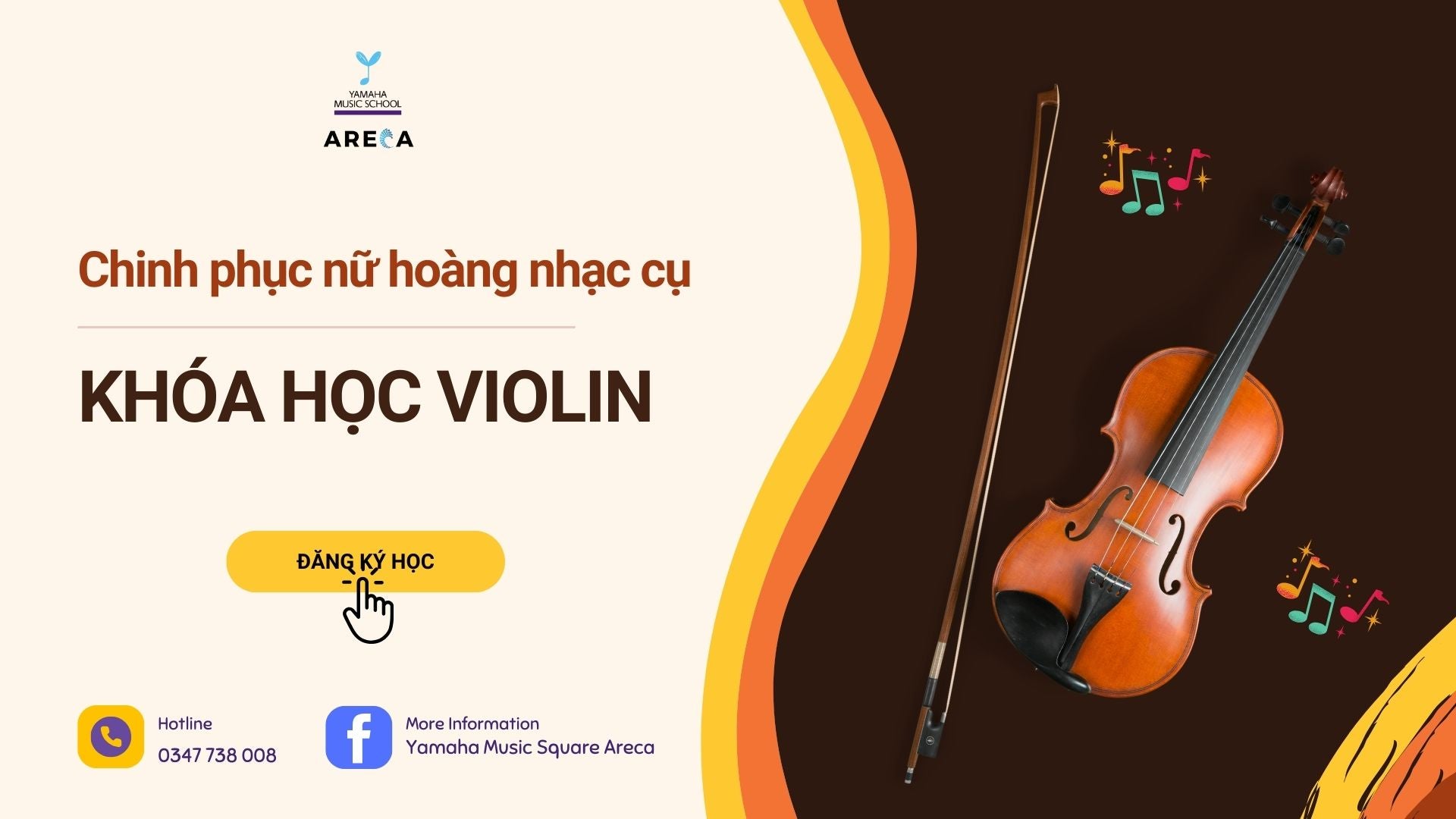 Khóa học Violin | Trường Âm Nhạc Yamaha Areca
