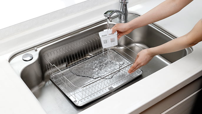 Máy sấy bát Mitsubishi dễ dàng vệ sinh