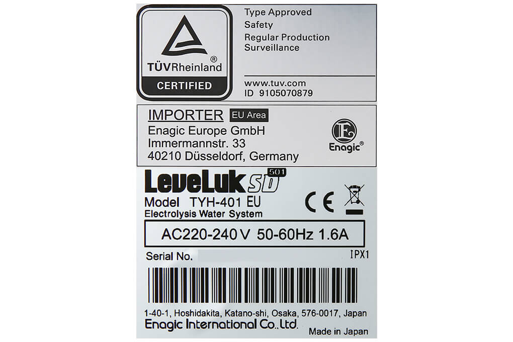 Máy Lọc Nước Kangen LeveLuk SD501 Chính Hãng | 7 Tấm Điện Cực 