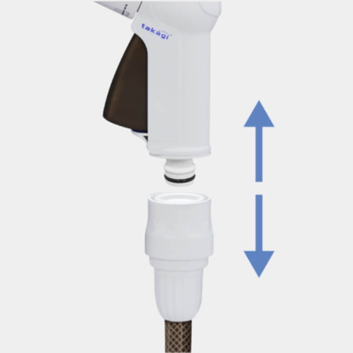 Bộ vòi tưới cây Takagi Aurora Light dễ dàng tháo lắp