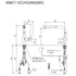 Kích Thước Vòi Rửa Bát  KVK KM6111ECM5 | Vòi Cảm Ứng Nhật Bản | Đồ Nhật Nội Địa