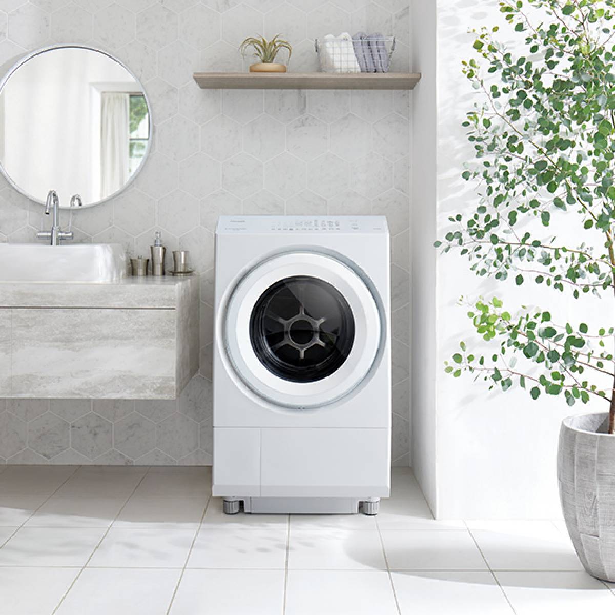  máy giặt toshiba tw-127xm5l giặt 12kg sấy 7kg