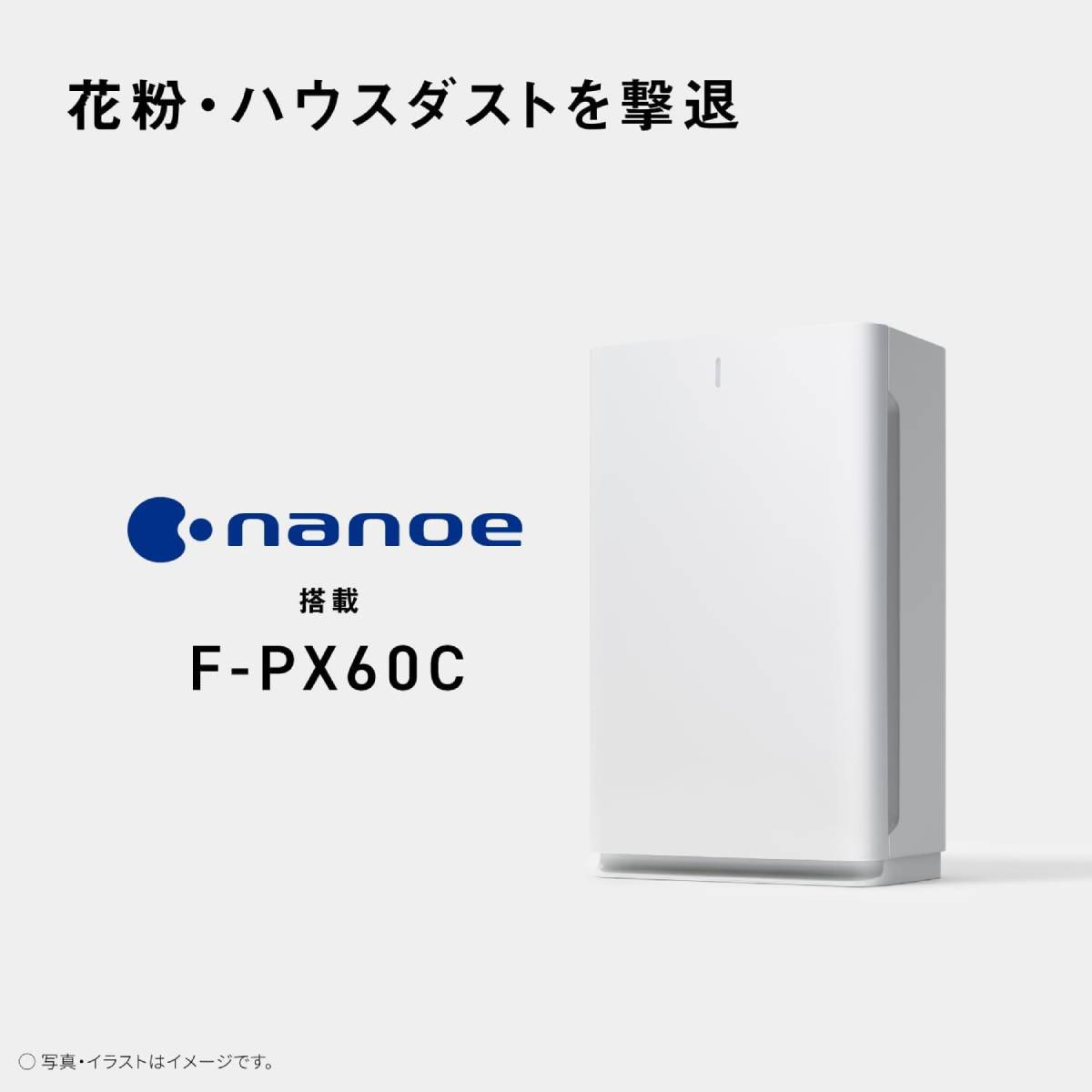 tính năng nanoe trên máy lọc không khí Panasonic F-PX60C-W