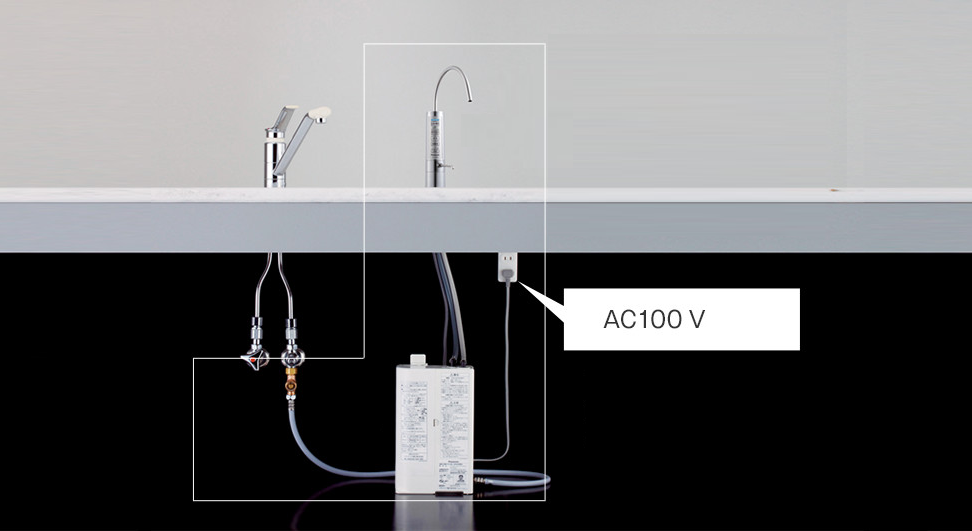 Máy lọc nước ion kiềm Panasonic TK-HB50 | Lắp đặt dưới bồn rửa