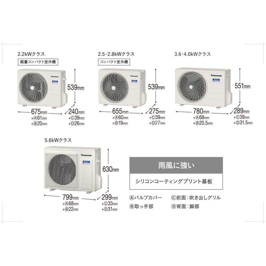 Điều hòa Nhật nội địa Panasonic CS-222DFL, 9.000BTU 