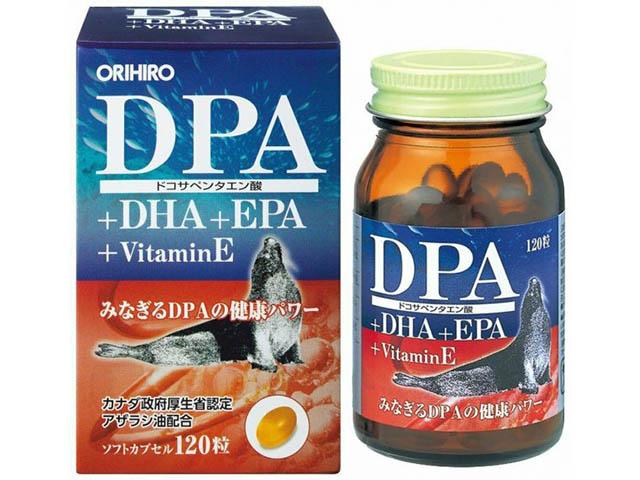 Viên uống DPA, EPA Orihiro Nhật Bản 120 viên