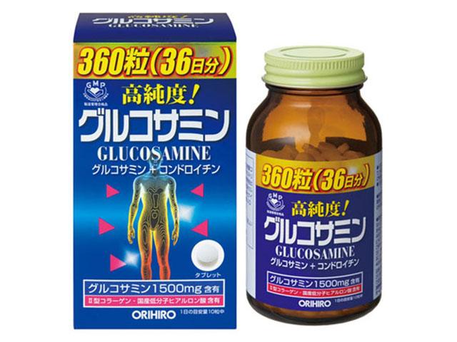 Viên uống bổ xương khớp Glucosamine Orihiro 360 viên