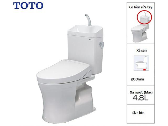 Bồn cầu TOTO Nhật CS230B+SH233BA | Bồn cầu liền két nước