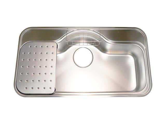 Bồn rửa chén Inox 1 hộc Shigeru FCJ-K FS