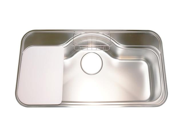 Bồn rửa chén Inox 1 hộc Shigeru FCJ-K FS